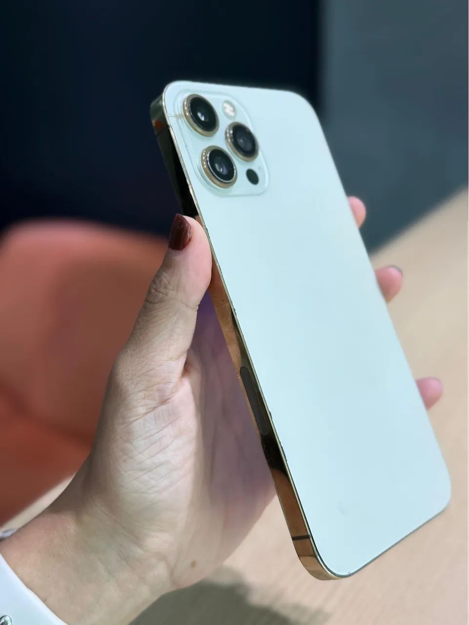 iPhone 12 Pro Max 256GB Gold Seminovo Garantia Loja Física