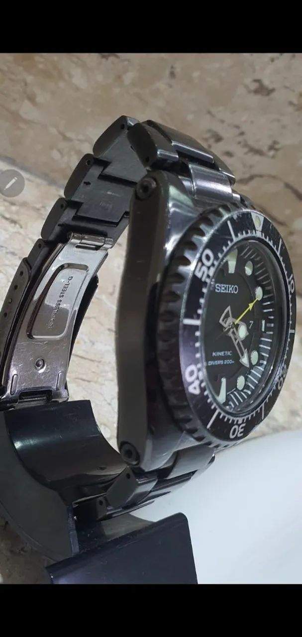 Relogio Seiko Kinetic Divers Ecodrive Tough Solar - Acessórios