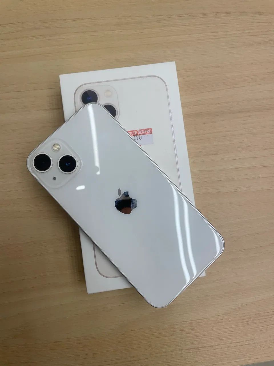 iPhone 13 128GB Branco | Bateria 100% | Impecável