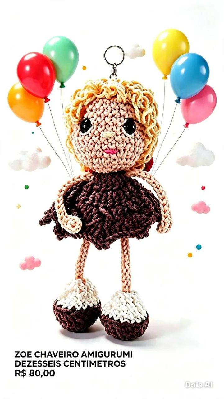 Boneco amigurumi