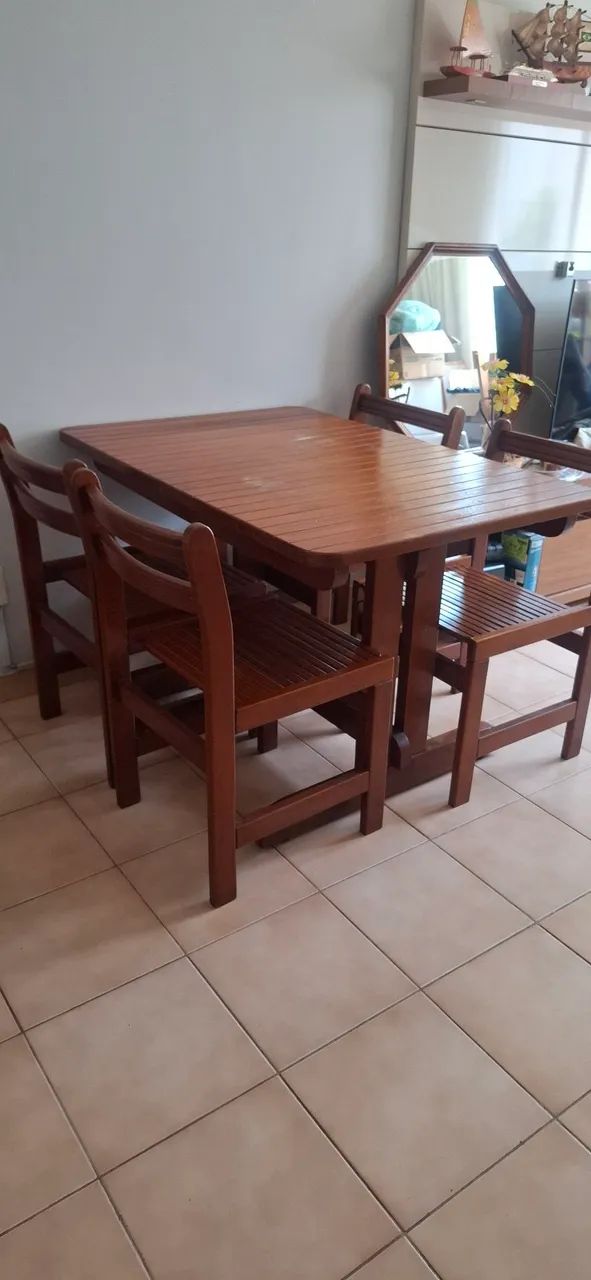 Mesa de jantar com 4 cadeiras - Foto 3