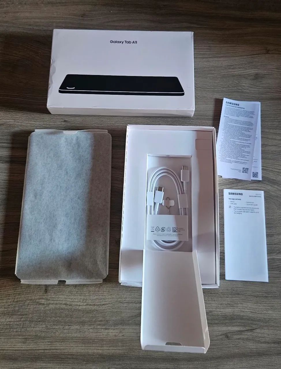 Tablet Samsung A11 com Capinha e Película protetora - Foto 3