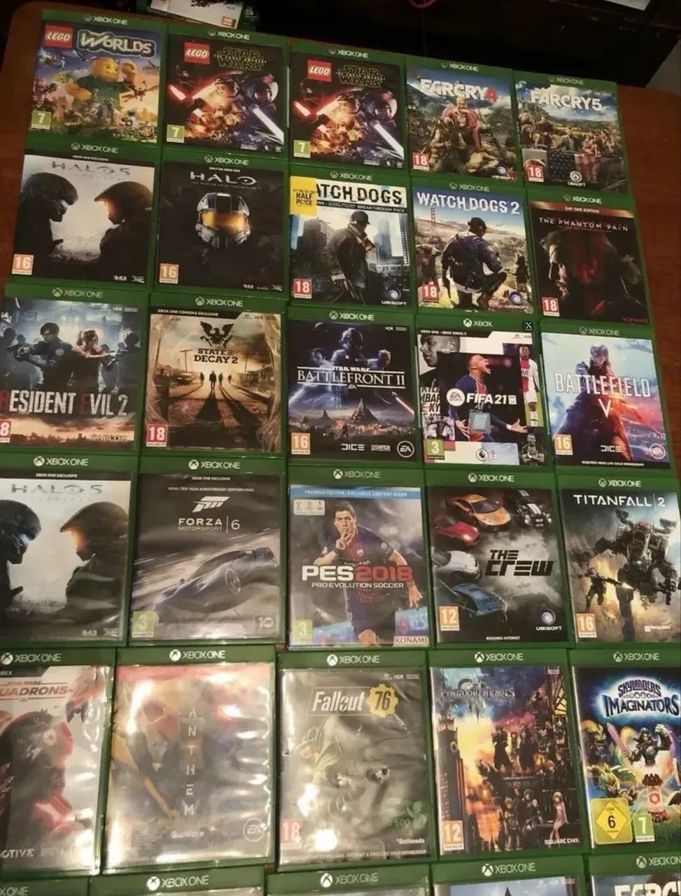 Jogos Xbox one e PlayStation 