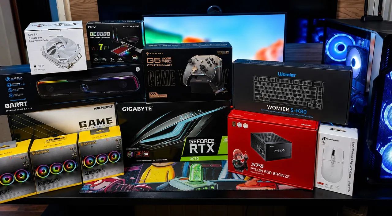 自作ゲーミングPC RTX 3070 3700X 32GB PC GAMER RTX 3070 8GB | 32GB RAM | NVMe 1TB - Computadores e
