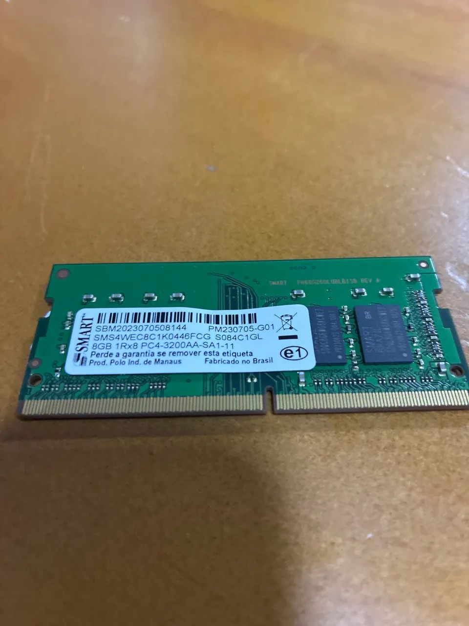 Memória ram SMART 8gb 3200mhz
