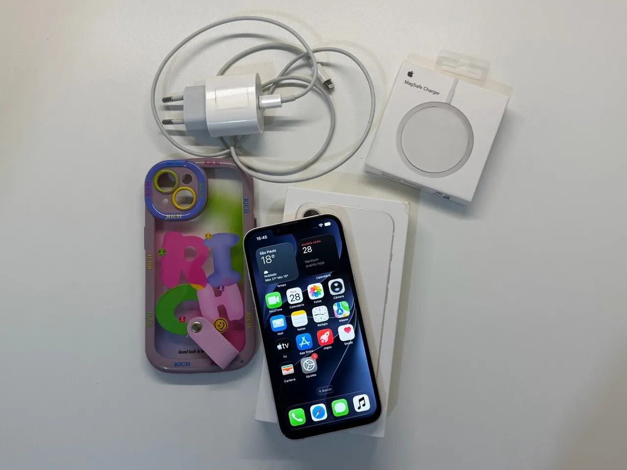 iPhone 13 128gb Rosa Excelente