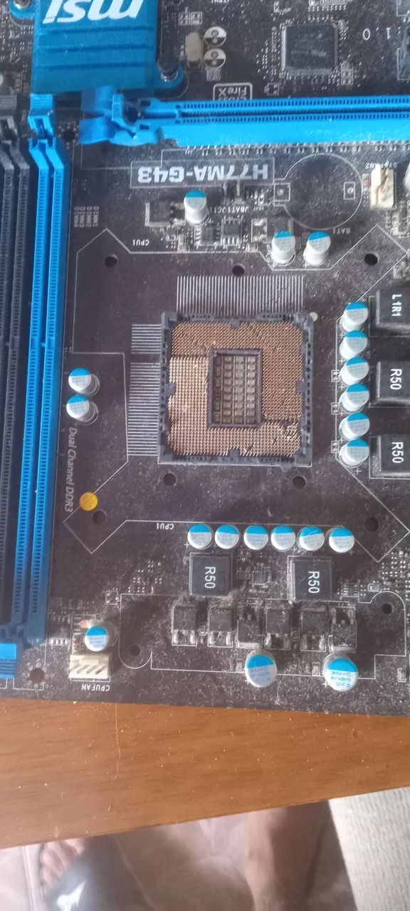 Placa mãe no estado 