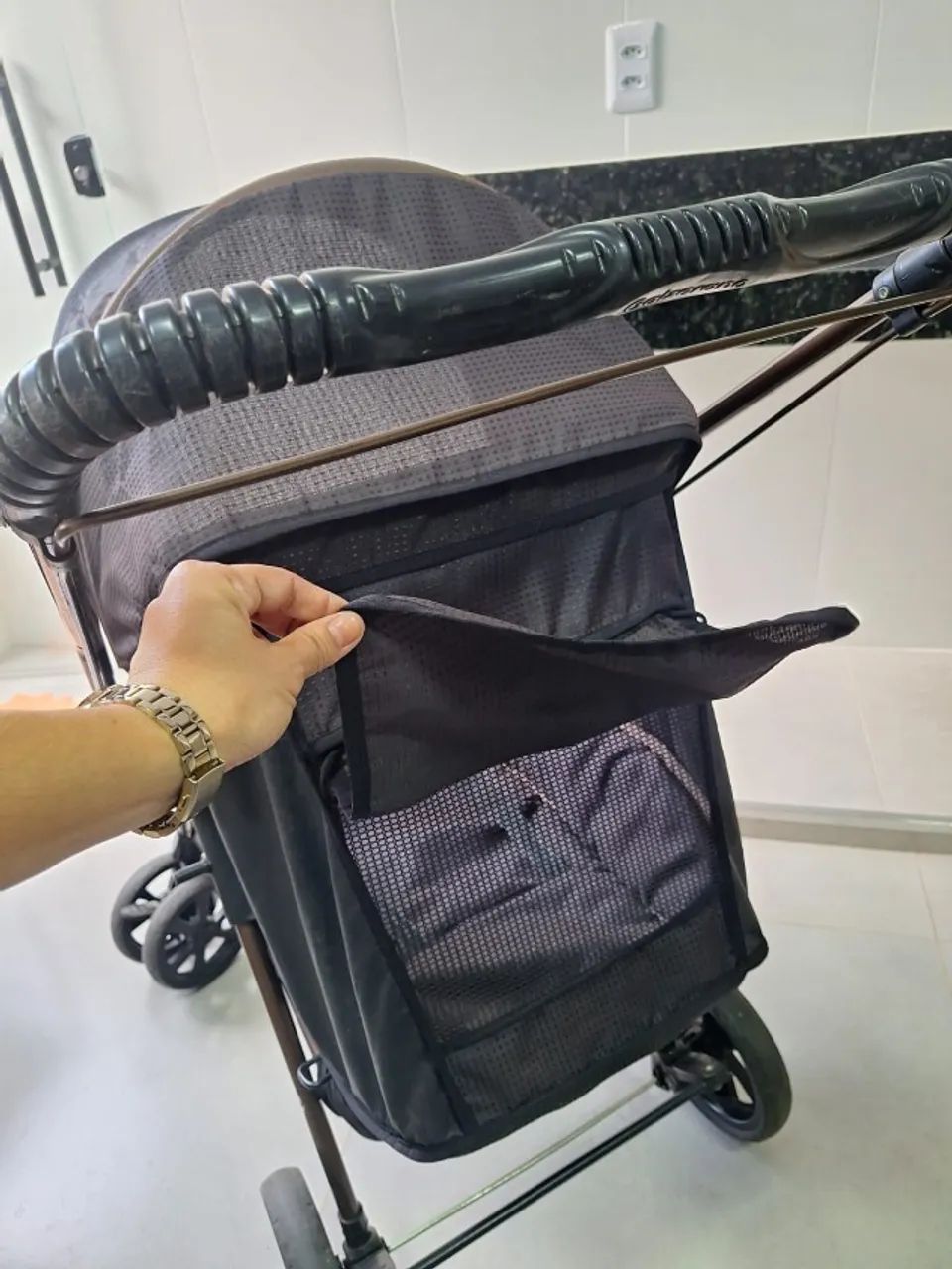 Carrinho Romano G22 Preto Cobre Galzerano - Foto 3