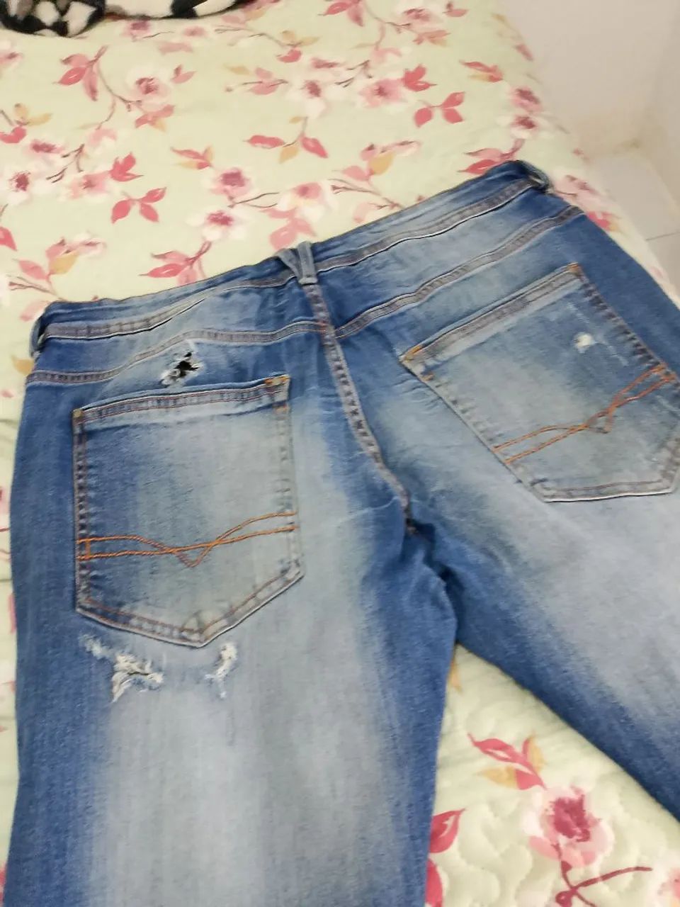 Calça Jeans da Moda BLUE Steel internacional - Foto 3