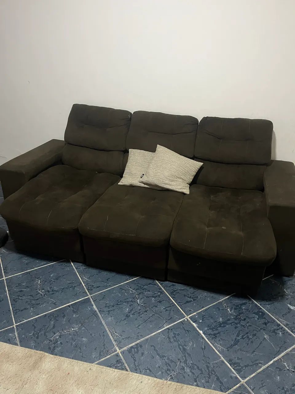 Sofá reclinável 