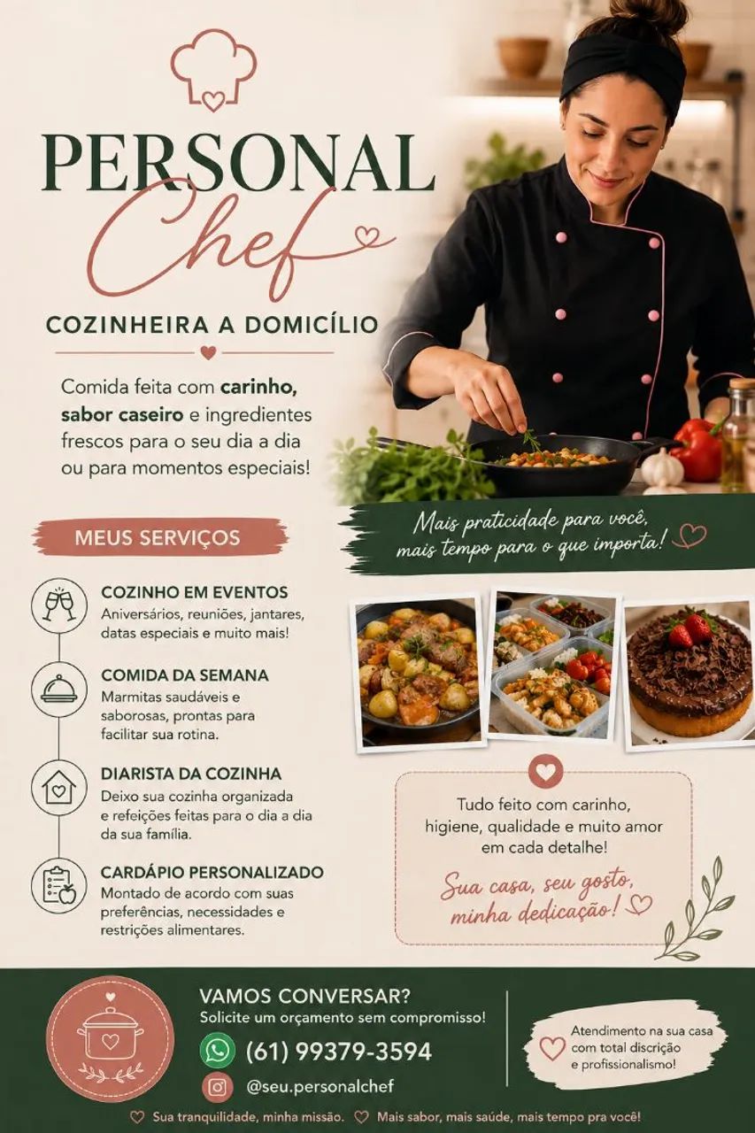 Personal Chefe/Cozinheira