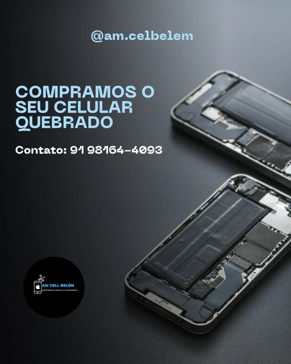 Compro iphone usado ou quebrado, pix na hora