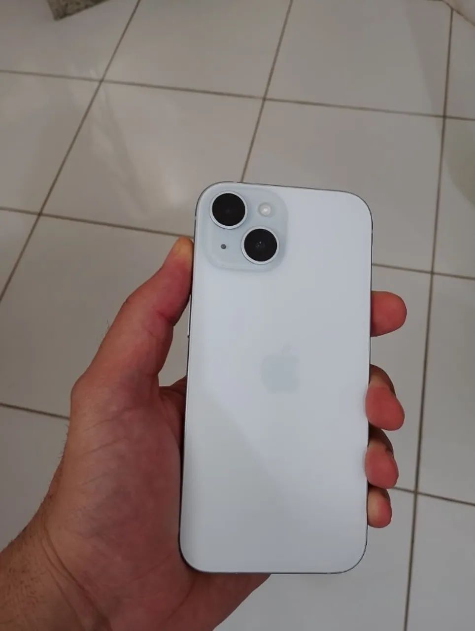 iPhone 15, 91% de bateria