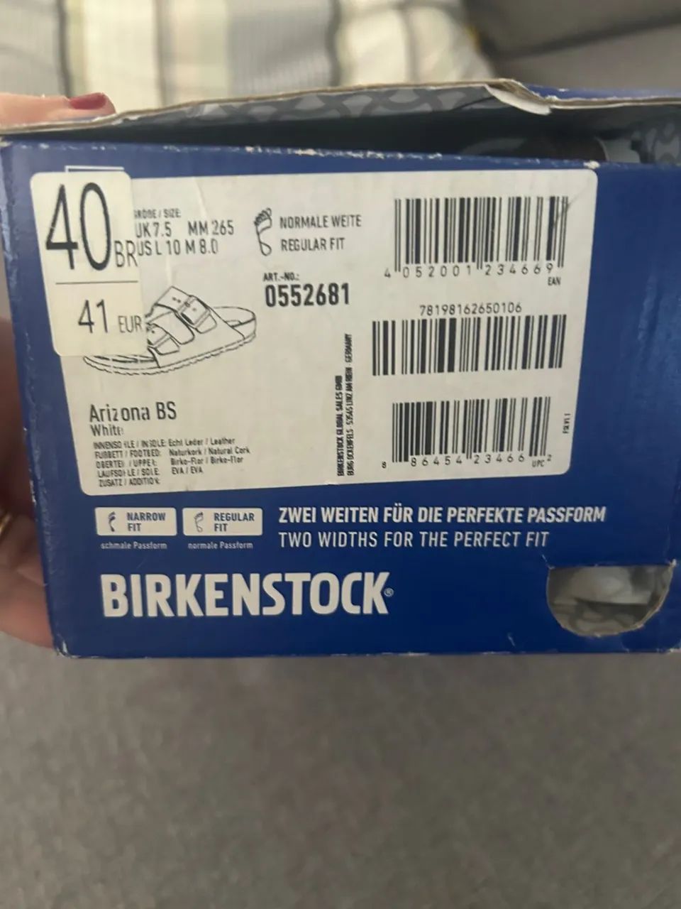 Birkenstock branca 40 - Foto 3