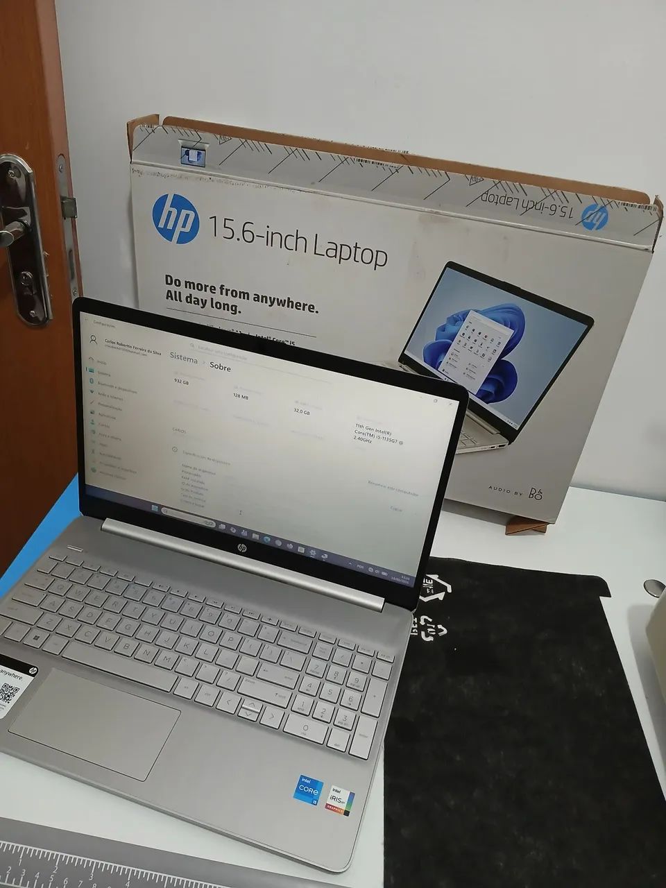 Notebook hp 15 dy2795wm 15.6 polegadas i5 , 11th 32gb ram 1tb ssd