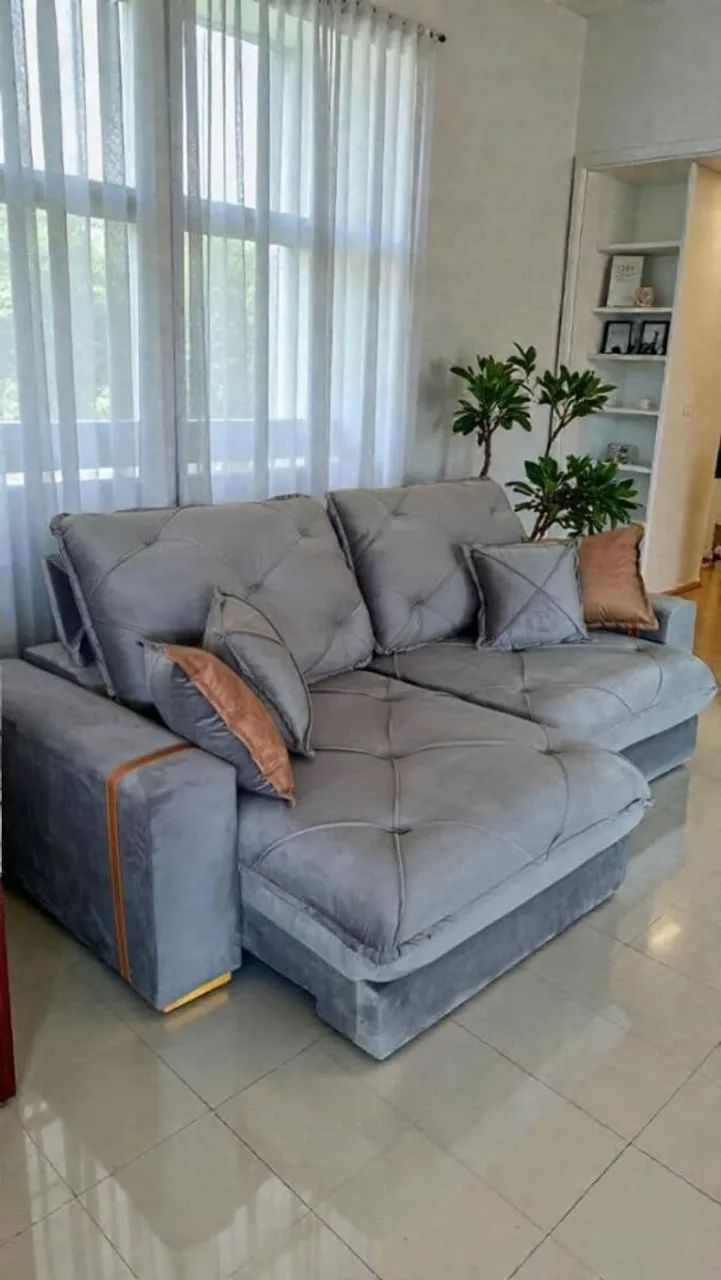 Sofá Retrátil luxo 2.30 largura novo lacrado 