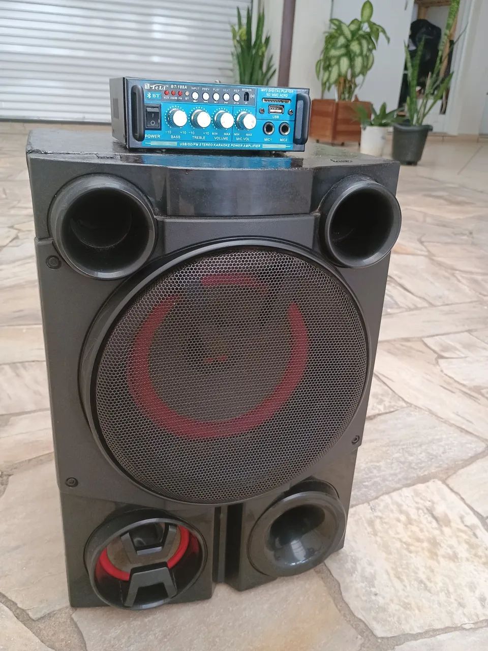 CAIXA DE SOM COM AMPLIFICADOR  - Foto 3
