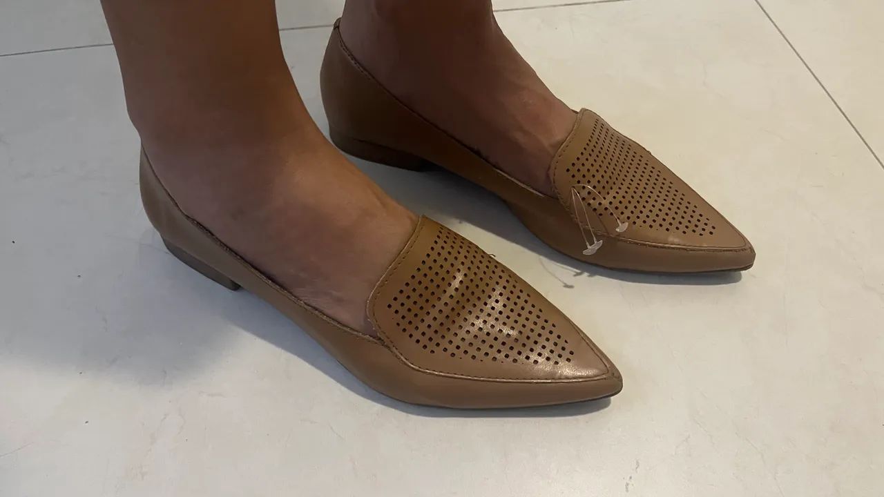 Sapato em couro 