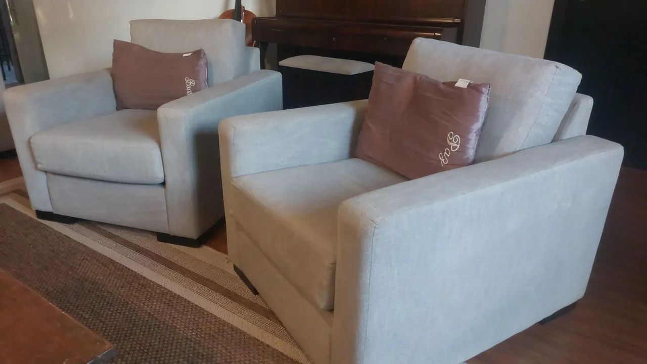Par de poltronas German alto padrão(preço  é  da unidade) - Foto 2