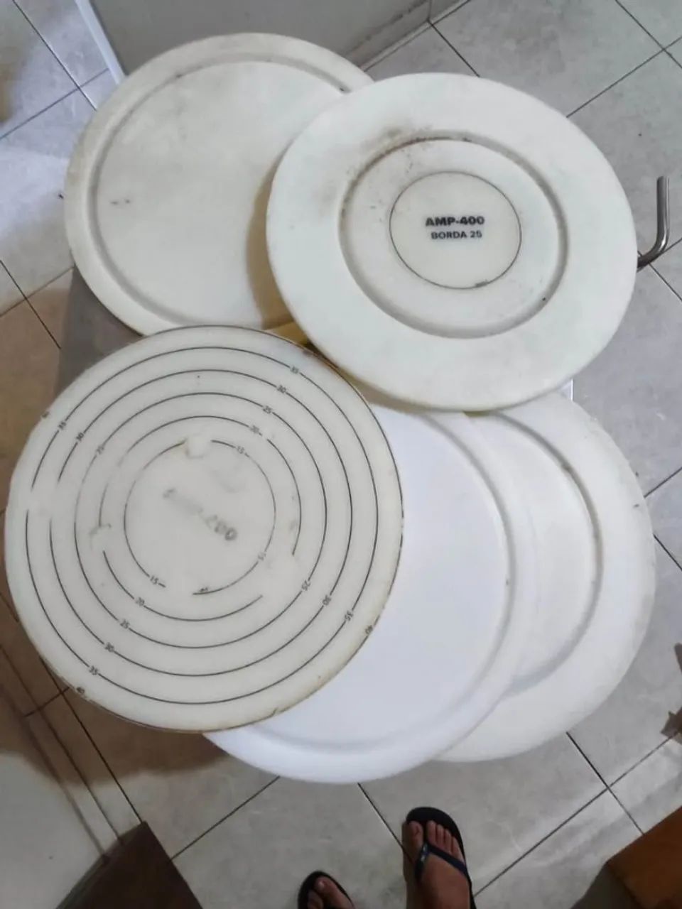 Abre Pizza Skymsen Modeladora de Massa de Pizza (usada) estudo troca - Foto 3