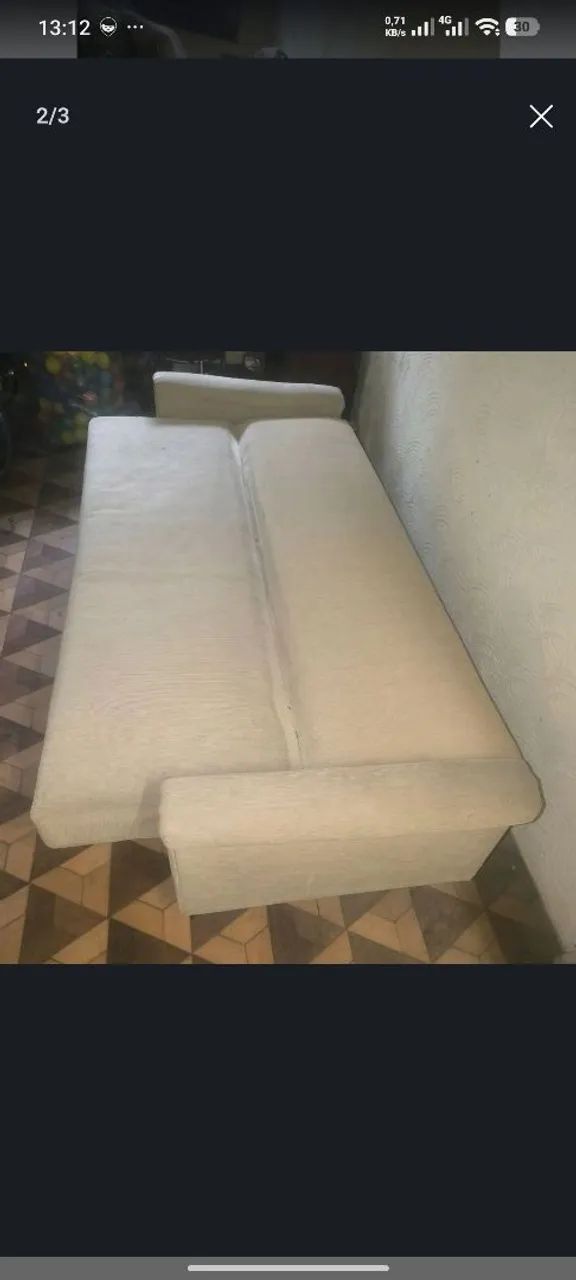 SOFÁ-CAMA VINTAGE DÉCADA 60<br>DÉCADA DE 60  - Foto 3