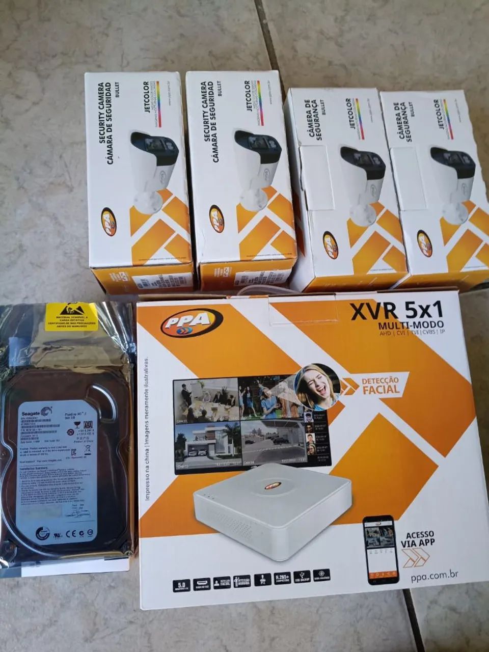 Kit câmera completo com instalação 
