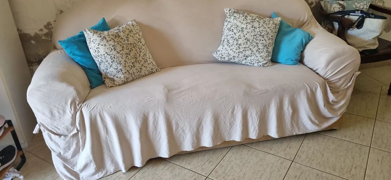SOFÁ 3 LUGARES + CAPA DE SUEDE  INCLUSA  - Foto 3