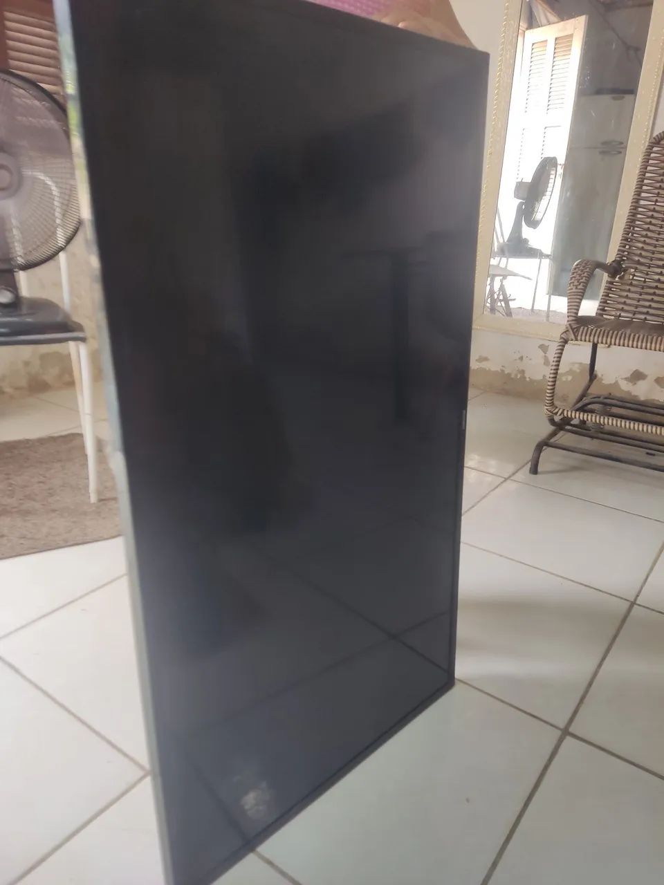 Tv Samsung 43 polegadas só com os led queimado 