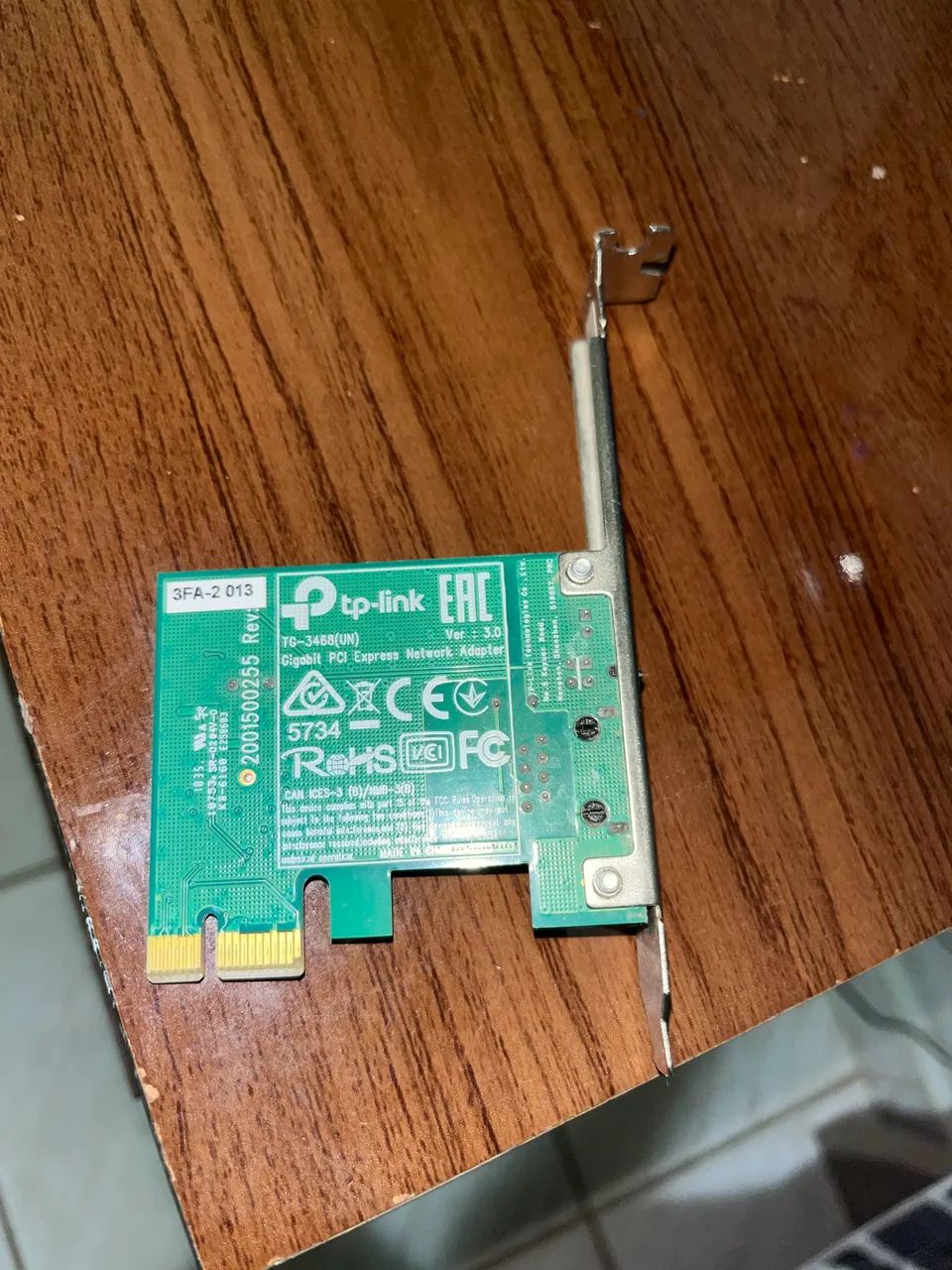 Placa de Rede Ethernet RJ45 PCI/PCIe Gigabit - Funcionando - Foto 2