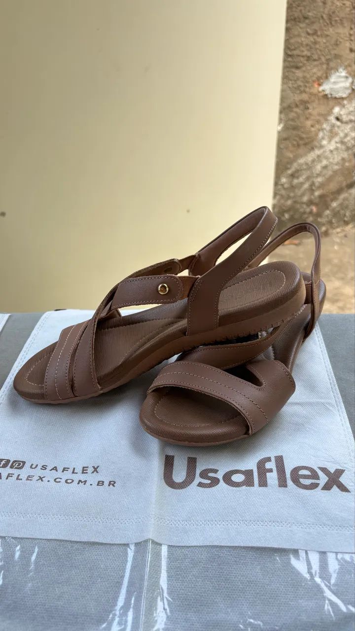 Sandália Usaflex nova tamanho 37 - Foto 2