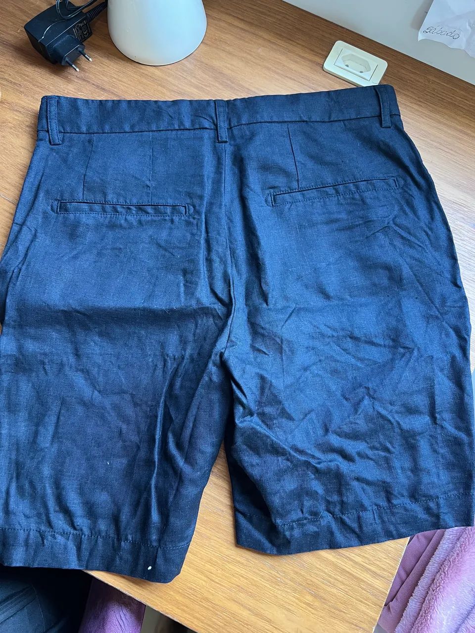 Shorts NOVO 100% linho da ZARA - Foto 2