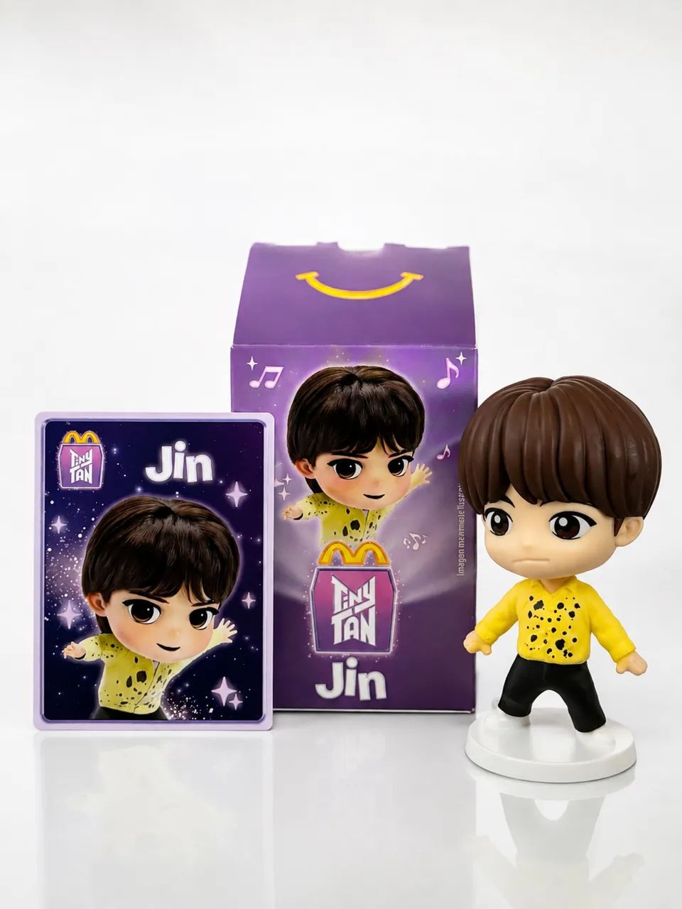 Jin (edição Throwback) - Bts Tinytan Mcdonald's + Card