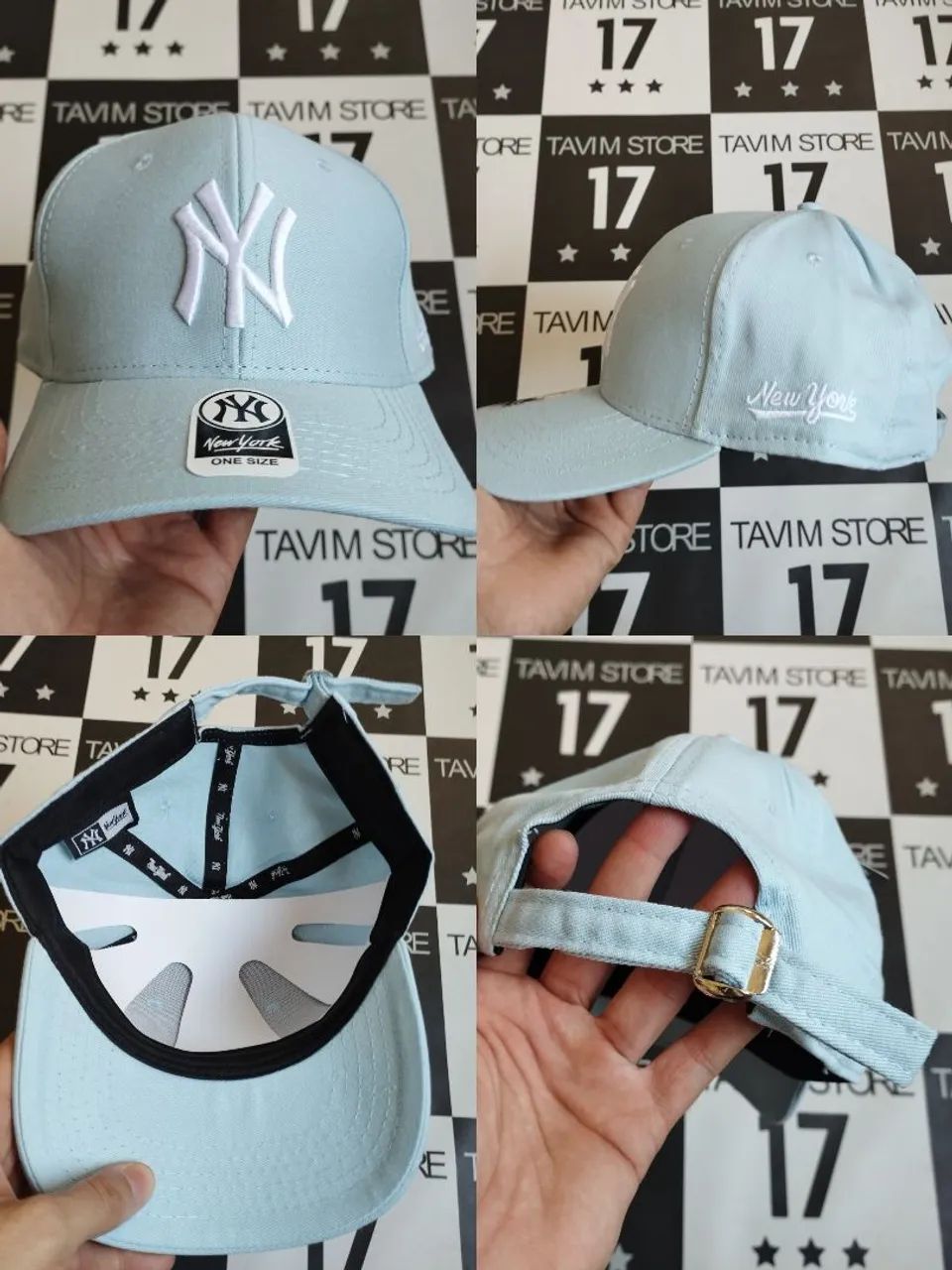 Boné NY azul 
