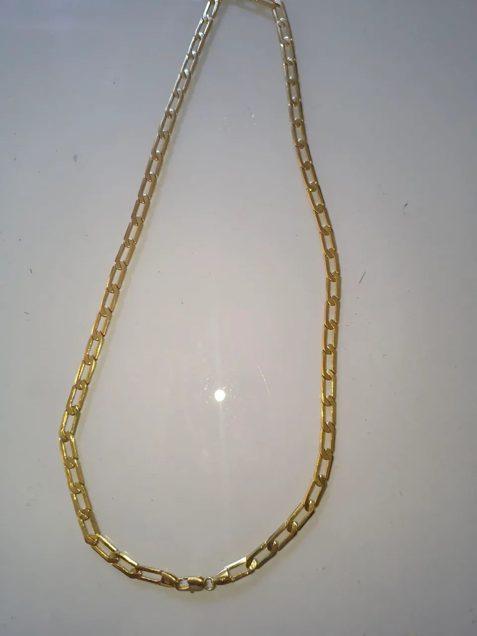 Colar masculino folheado em ouro  - Foto 2