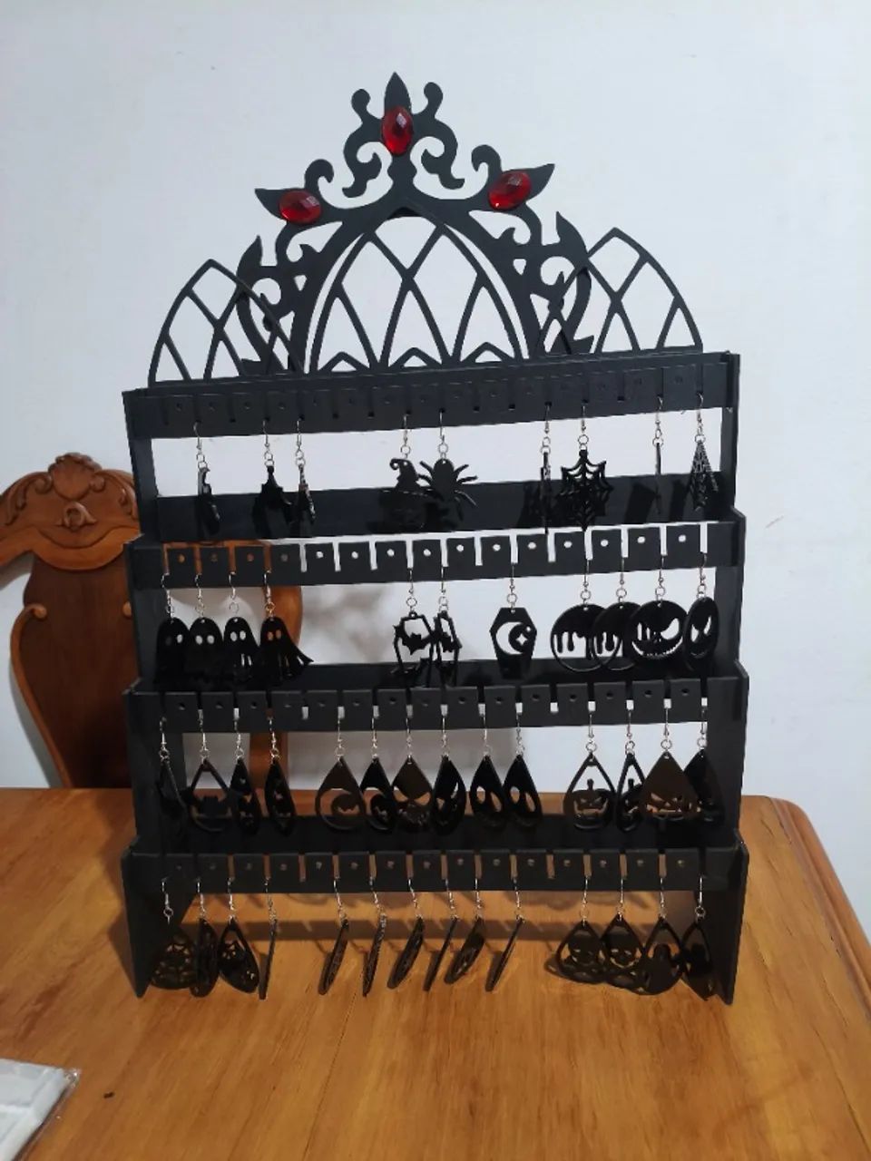 Expositor/Suporte/Organizador/Display de brincos de catedral gótica  - Foto 3