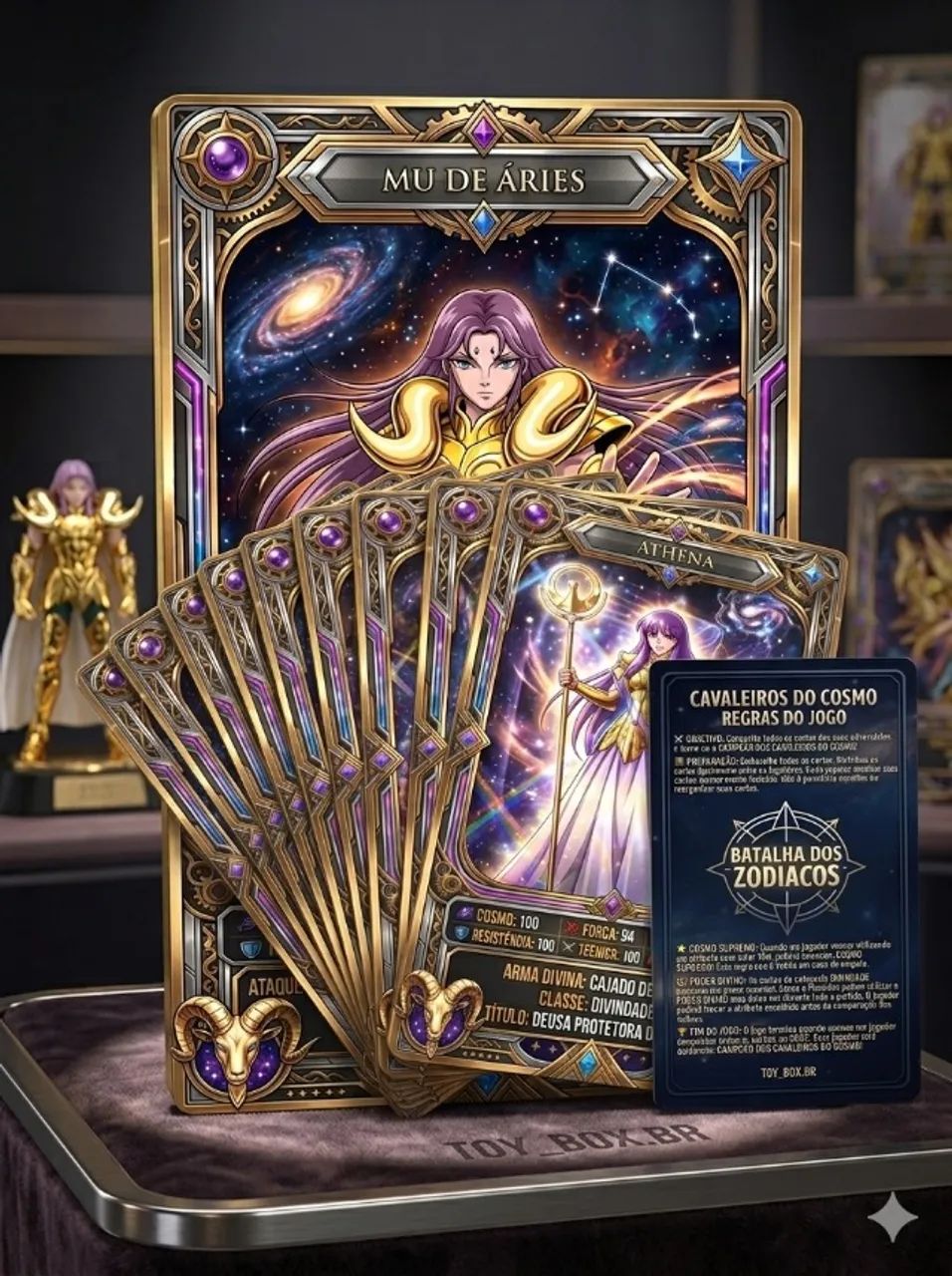 Card Game Cavaleiros do Zodíaco - Foto 3