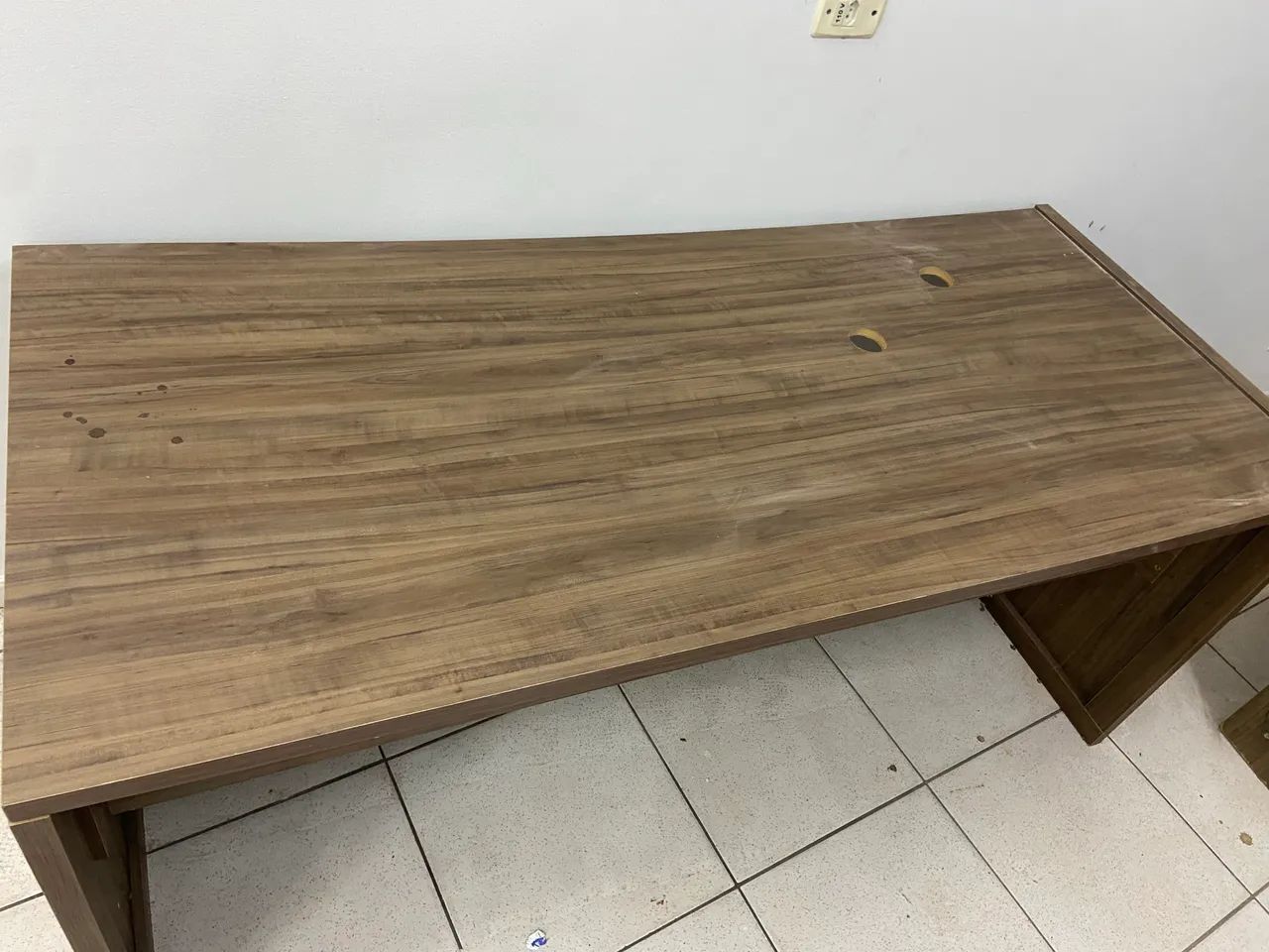 Mesa de Escritório + balcão de apoio em MDF - Foto 5