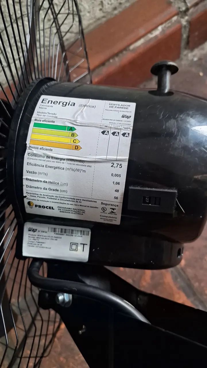 Ventilador marca wap com defeito paro de funcionar  - Foto 3