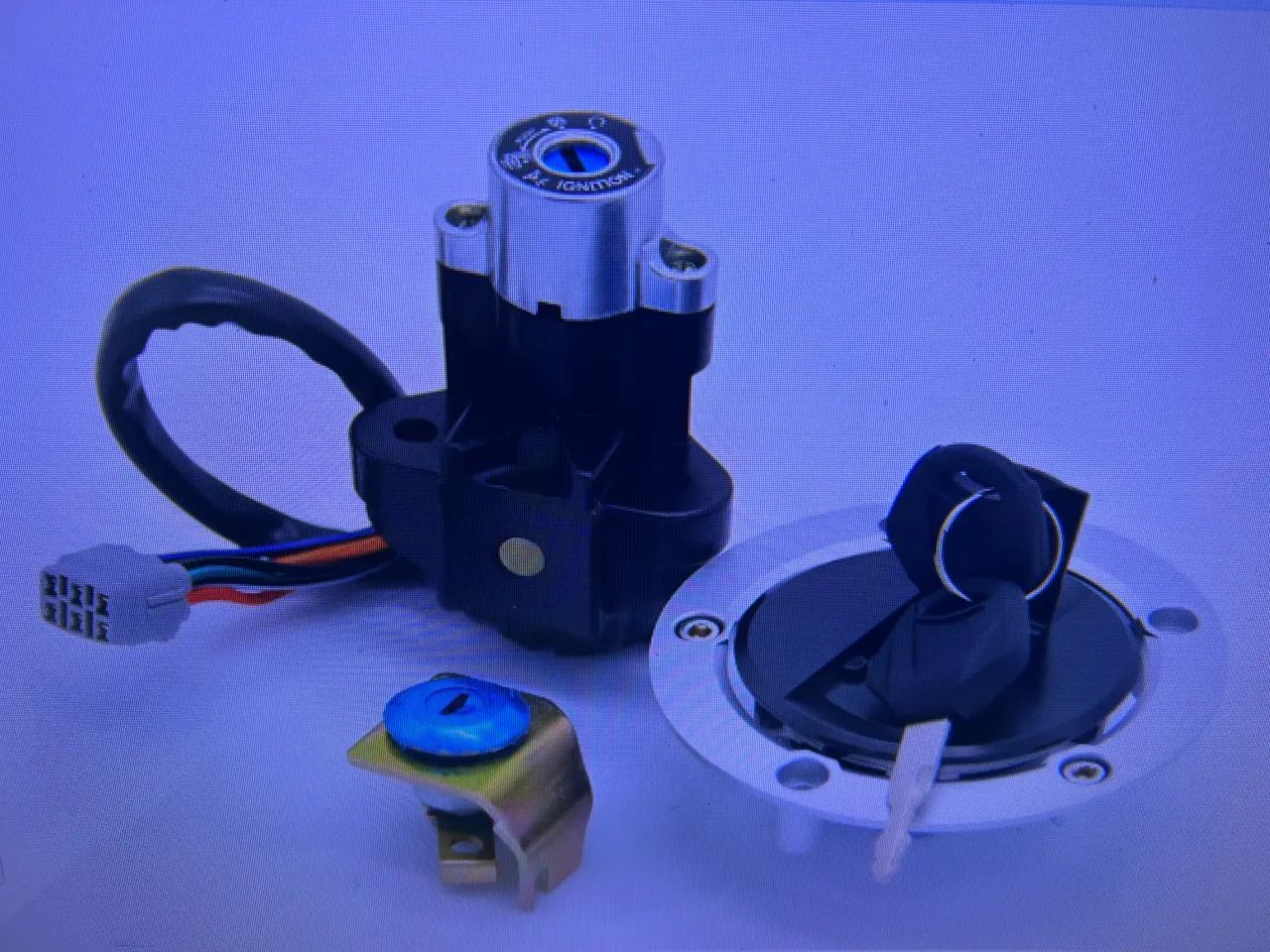 Kit De Interruptor De Ignição Para Suzuki Gsf650 Bandit