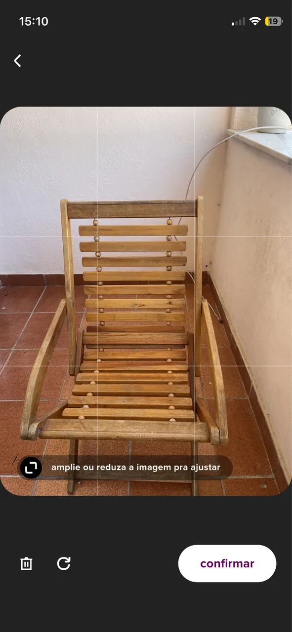 Cadeira de madeira maciça