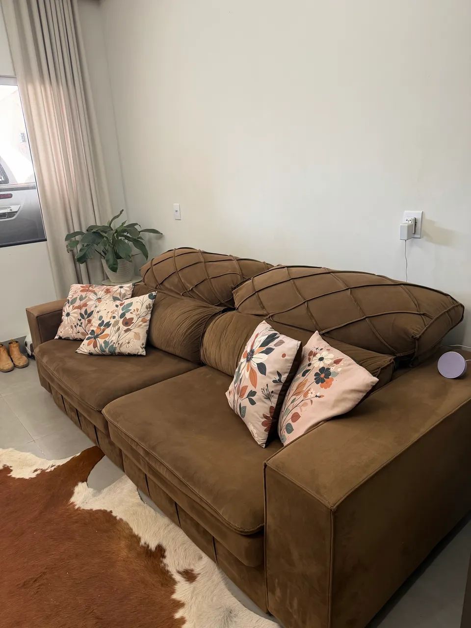 Sofá 2.50 retrátil e reclinável  - Foto 5