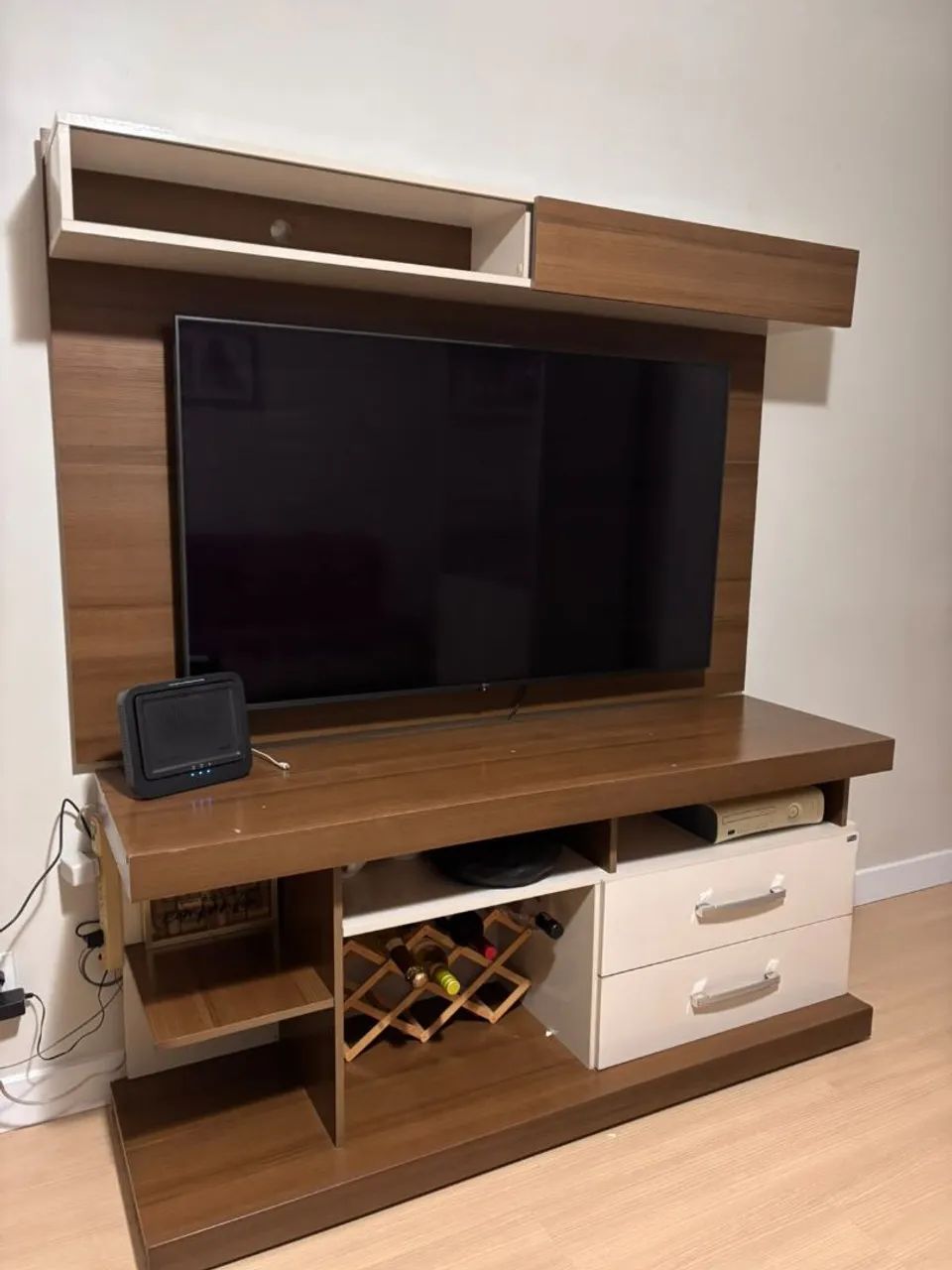 Painel para TV com rack em MDF - Foto 4