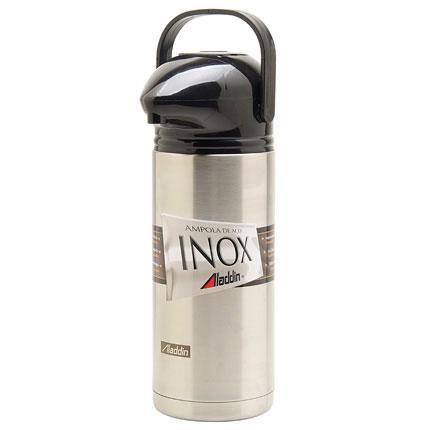 Garrafa Térmica Aladdin 1 Litro Pressão Aço Inox Inquebrável