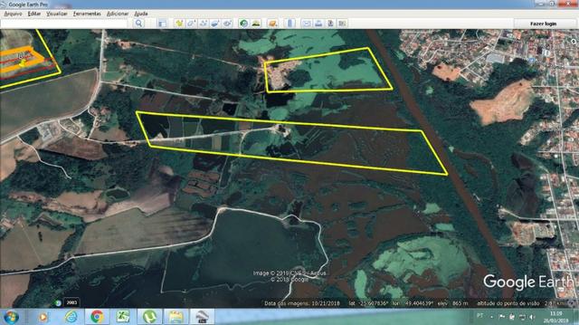 REF. 2453 Areial com cavas e tanques de peixe, com 10 alqueires á 5 km do Centro - Foto 2