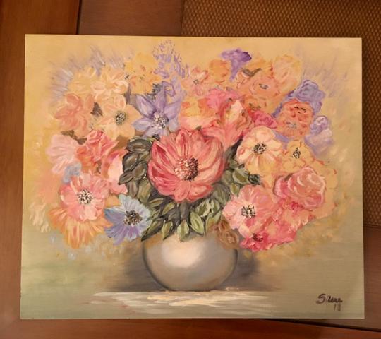 Pintura à óleo La Joie des Fleurs