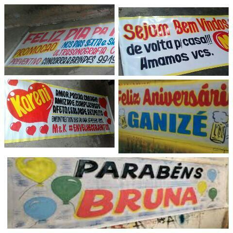 Faixas Comemorativas *)