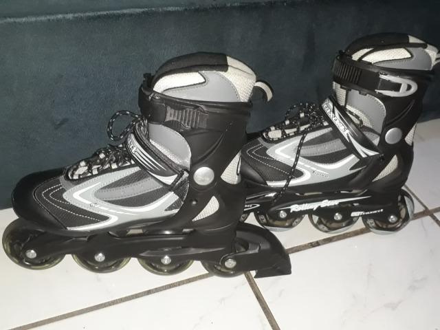 Patins Inline Traxart Rolling Star Cinza - Foto 2