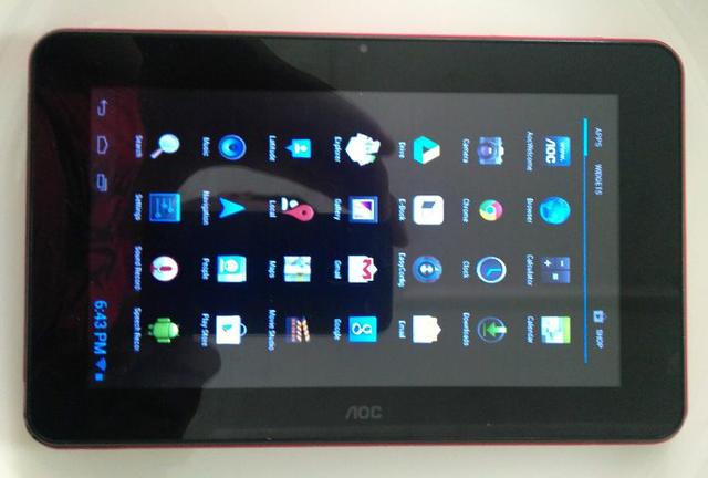 Tablet Aoc 7 Mw0712 Vermelho - Foto 5