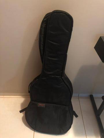 Violão elétrico tagima kansas com afinador, cordas de aço - Foto 5