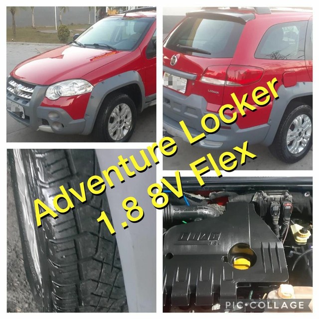 FIAT PALIO WEEKEND LOCKER 1.8 8 V 2009 FLEX